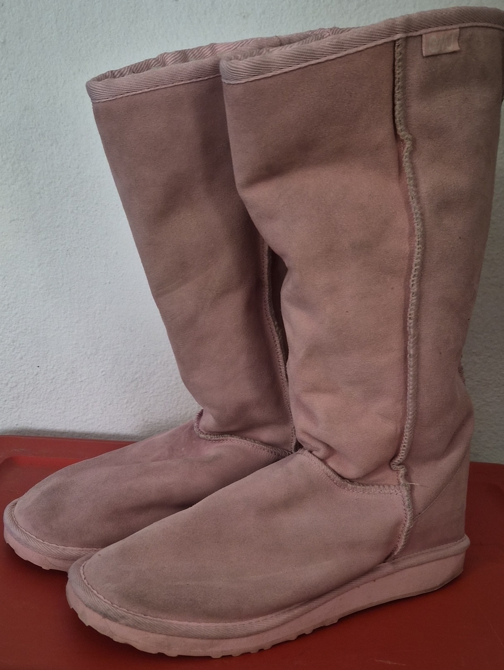 EMU Women’s Tall Suede Winter Boots - Dusty Pink